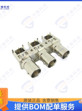 SCNBN-J1375-SOPMR 连接器CONN BNC 3 JACK R/A 75 OHM PCB