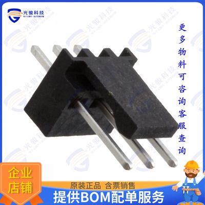 3-647050-3 连接器CONN HEADER VERT 3POS 2.54MM