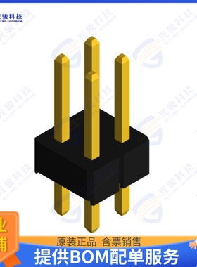 PHED-DS004G1ABOGA-A006 连接器MALE HEADER VERTICAL THROUGH HO