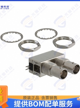 031-6590 连接器CONN BNC JACK R/A 50 OHM PCB