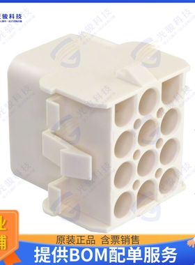 1-1863006-2 连接器CONN RCPT HSG 12POS