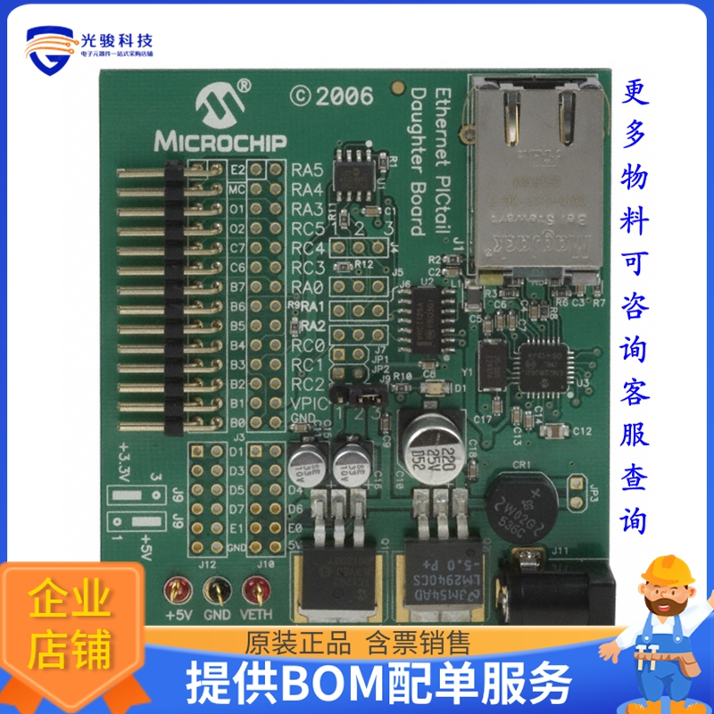 AC164121【BOARD DAUGHTER PICTAIL ETHERNET】评估和演示板套件