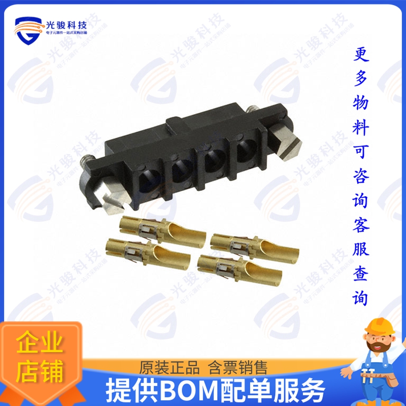 M80-4000000F1-04-PF5-00-000 连接器CONN RCPT 4POS SOLDER 10AW