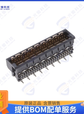 374722-E 连接器50-PIN, RIGHT ANGLE, SMT/THR