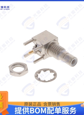 R114673020 连接器SMB / RIGHT ANGLE BULKHEAD MALE