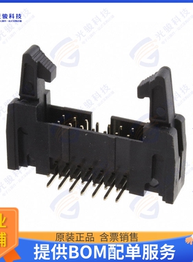 MHR-14-HUAL 连接器CONN HEADER R/A 14POS 2.54MM