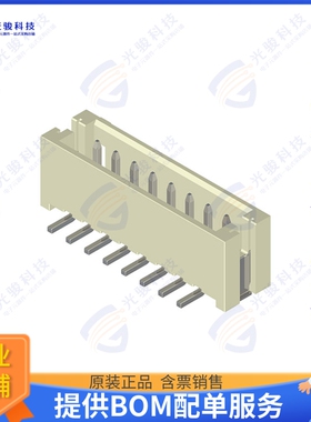 CI0108M1VR0-NH 连接器8 POS 2.00MM(.079) SINGLE ROW SM