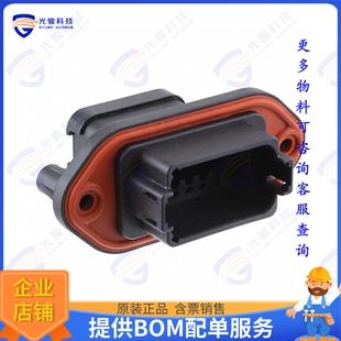 连接器CONN MNT 12PB PANEL AT04 12POS RCPT PM13 HSG