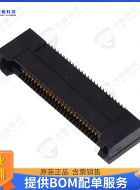 QRF8-026-07.0-L-D-A-GP 连接器.8MM Q RATE SOCKET WITH EDGE RA