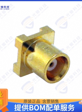 CONMCX001-SMD 连接器CONN MCX RCPT STR 50 OHM SMD