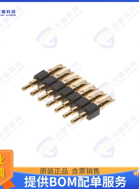 824-22-007-00-005000 连接器CONN SPRING PISTON 7POS SLD PCB