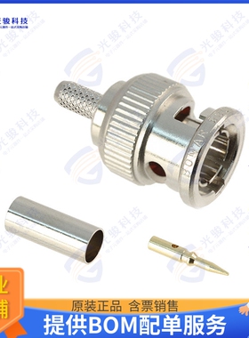 SBC1855A 连接器CONN BNC PLUG STR 75 OHM CRIMP