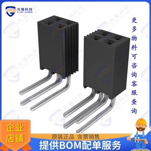 SSQ-119-03-T-D-RA 连接器CONN RCPT .100  38POS DL R/A TIN