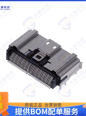 2324734-1 连接器CONN RCPT 74POS R/A SMD GOLD
