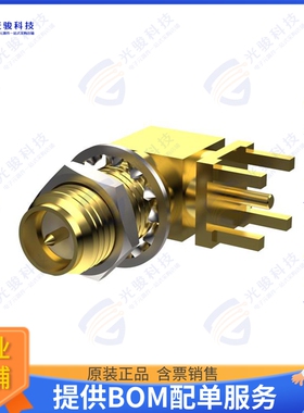 PCB.114SMAFRAJ.A 连接器SMA(F)RA FOR PCB MOUNT AU PLATIN