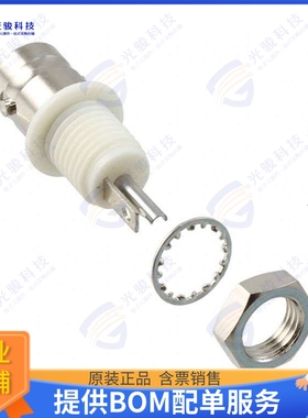 1-1337447-0 连接器CONN BNC JACK STR 50 OHM SOLDER