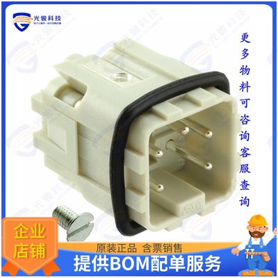 936010133连接器 4P MALE INSERT 10A 250V, UL600V,