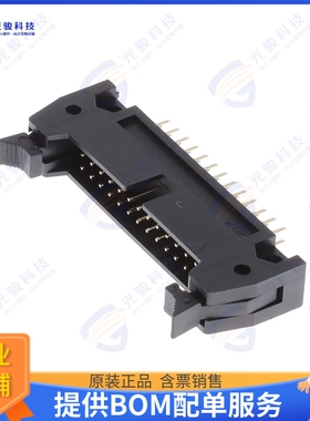 MHR-26-VUAS 连接器SHORT LATCH HEADER 26P 2.54MM PI