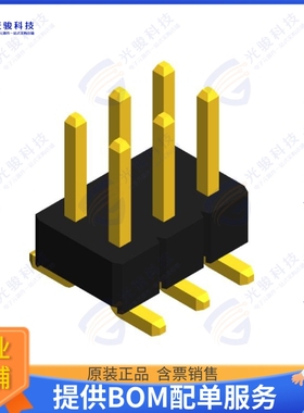 PHED-SS006G1ABONE-B300 连接器MALE HEADER VERTICAL SMD 6POS G