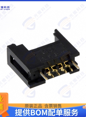 37204-62B3-004PL 连接器CONN RCPT 4POS 0.079 GOLD PCB