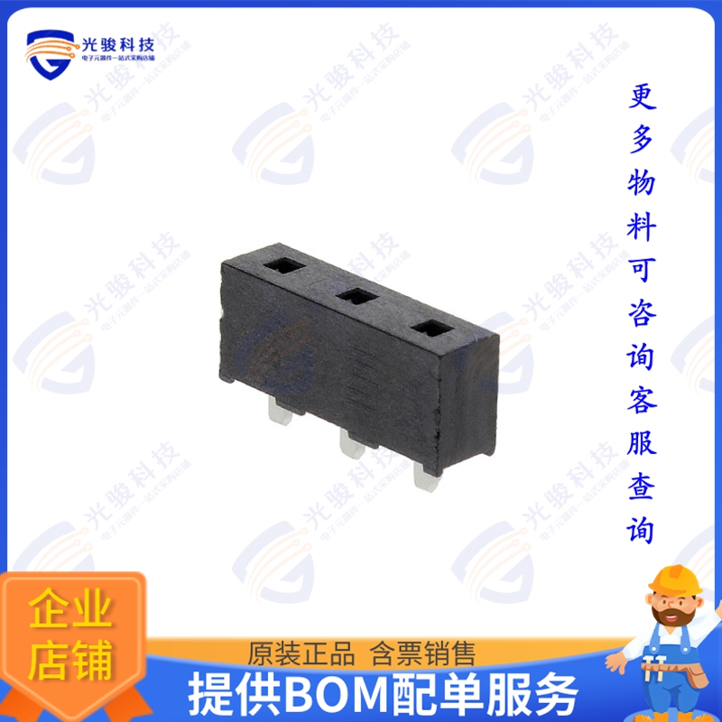 PSS-03-01-T-S 连接器CONN RCPT 3POS 0.2 TIN PCB