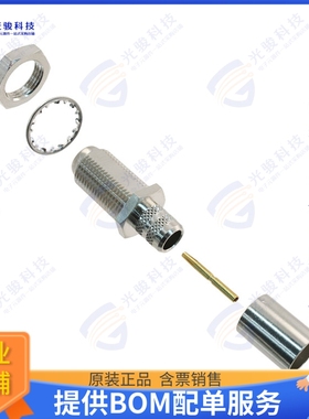 222161 连接器CONN F JACK STR 75 OHM CRIMP