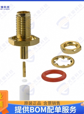 132105 连接器CONN SMA JACK STR 50 OHM SOLDER