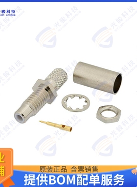 PE44095 连接器SMC Jack Bulkhead Connector Crim