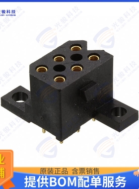 SMS6GE3 连接器CONN RCPT 6POS 0.2 GOLD PCB