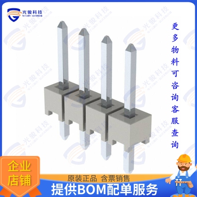 HTSW-104-07-T-S 连接器CONN HEADER VERT 4POS 2.54MM