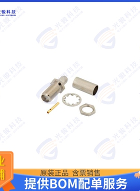 LCCN3152 连接器12.4 GHZ SMA FEMALE BULKHEAD MOU