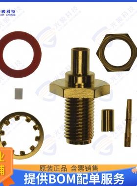 132286 连接器CONN SMA JACK STR 50 OHM SOLDER