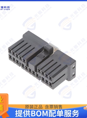 176119-6 连接器CONN PLUG HSG 20POS GRAY