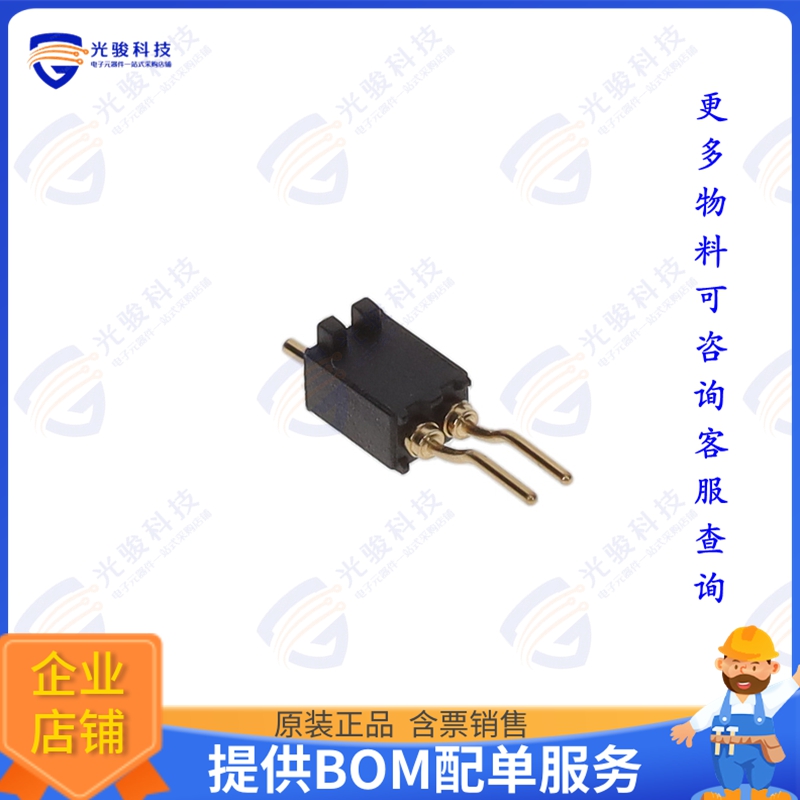 854-22-002-40-601101 连接器CONN SPRING PISTON 2POS R/A SMD