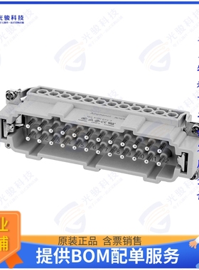 C14610A0240021连接器 INSERT MALE 24POS+1GND SCREW