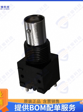 1-1634505-0 连接器CONN BNC JACK STR 50 OHM PCB