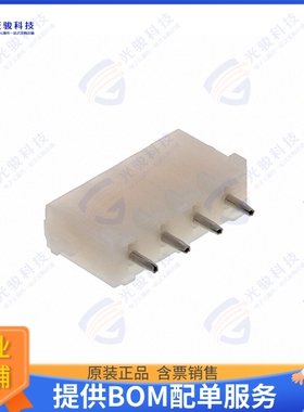 350430-4 连接器CONN HEADER VERT 4POS 6.35MM