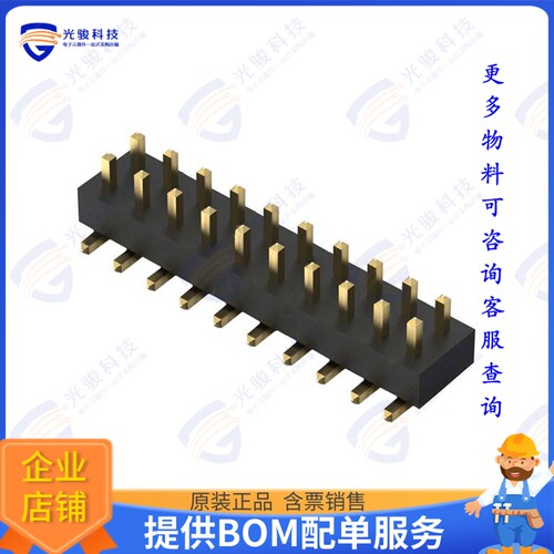 BF030-20A-B1-0200-0277-0600-LB 连接器20POS, 2MM PITCH PIN HD