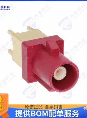 RF55-29L-T-00-50-G-SH 连接器FAKRA PLUG SMB TYPE: STRAIGHT, F