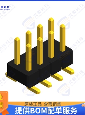 PHED-SS008G1ABONE-B300 连接器MALE HEADER VERTICAL SMD 8POS G