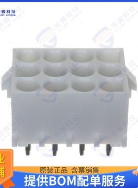 350836-4 连接器CONN HDR 12POS 0.25 GOLD PCB