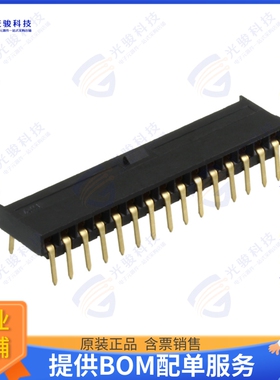 280581-2 连接器CONN RCPT 15POS 0.1 GOLD PCB R/A
