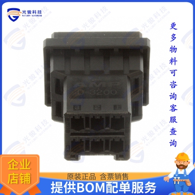 2-179554-3 连接器CONN PLUG HSG 6POS 5.08MM