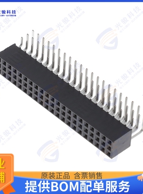 SSW-121-02-F-T-RA 连接器CONN RCPT 63POS 0.1 GOLD PCB R/A