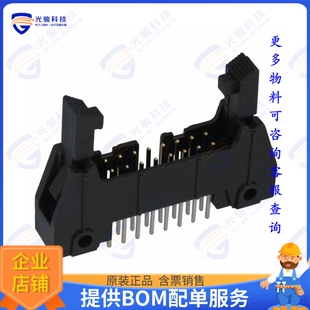 16POS N3408 2.54MM VERT HEADER 6302RB 连接器CONN