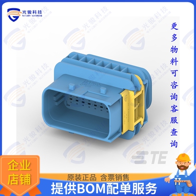4-1564412-1 连接器CONN PLUG HSG 18POS 4.00MM