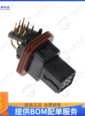 D369-B99-NS4-119P 连接器369 9 WAY PANEL MNT REC, 90 PCB