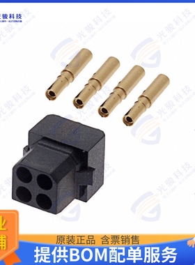 M80-8890405 连接器CONN RCPT 4POS CRIMP 22AWG GOLD