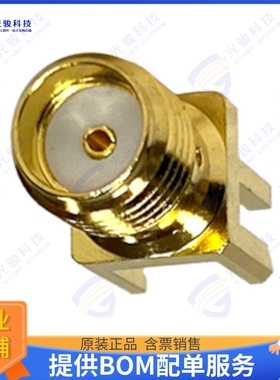 SASF75ZGT 连接器CONN SMA JACK END  TAB