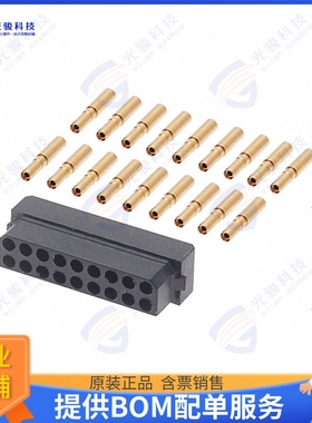 M80-8891805 连接器CONN RCPT 18POS CRIMP 22AWG GOLD